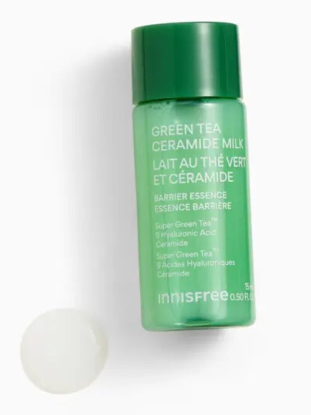 🔥3/$30 NIB Innisfree Green Tea Ceramide Milk Barrier Essence Deluxe Travel Size